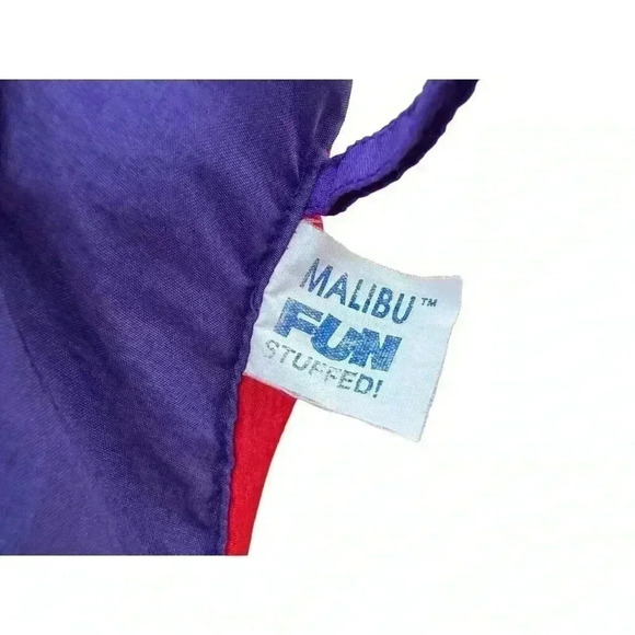 Puffalump Shark Purple 18" 1990s Malibu Fun Bath Pool Plush Toy Wet Pets Medium - Picture 7 of 10